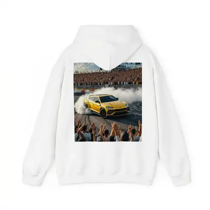 Lamborghini Urus Drifting Yellow at Racing Event