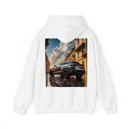 Lamborghini Urus Matte Black Cobblestone Rainbow Sky