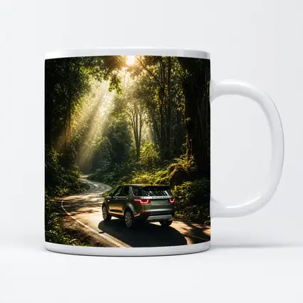 Land Rover Discovery Forest Road Sunlight