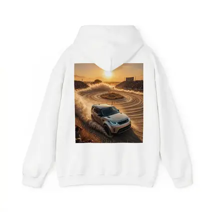 Land Rover Discovery Drifting Dusty Sunset Track
