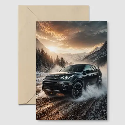 Land Rover Discovery Sport Winter Mountain Drive