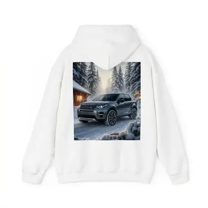 Land Rover Discovery Sport Snowy Forest Scene