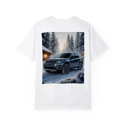 Land Rover Discovery Sport Snowy Forest Scene