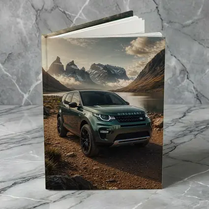 Land Rover Discovery Sport Mountain Lake Scene