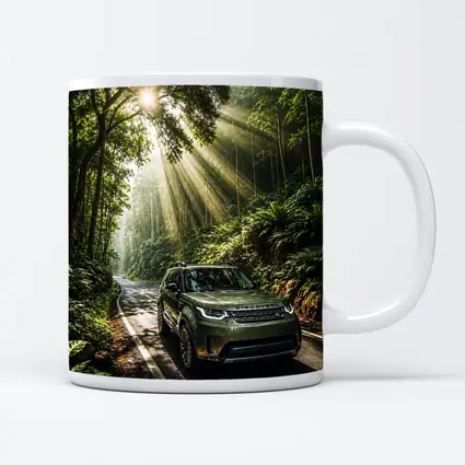 Land Rover Discovery Forest Road Sunlight