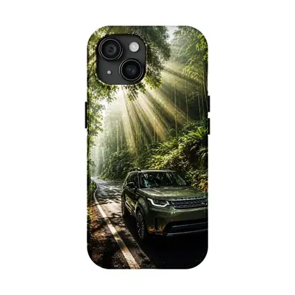 Land Rover Discovery Forest Road Sunlight