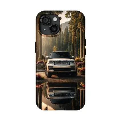 Range Rover Forest Reflection Golden Light