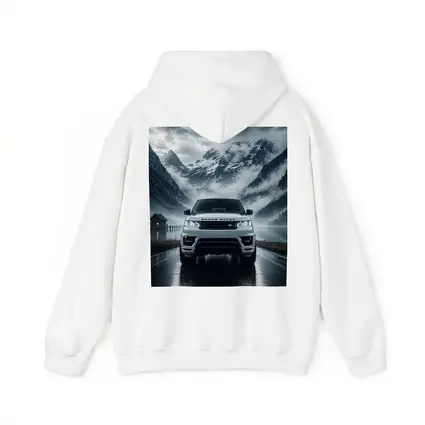 Range Rover Sport White Mountain Lake Fog