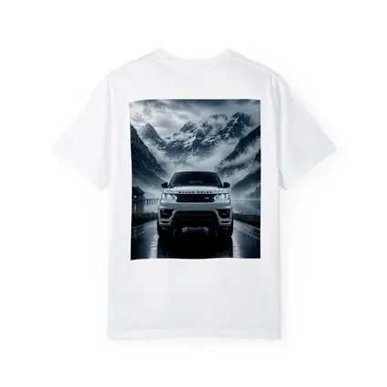 Range Rover Sport White Mountain Lake Fog