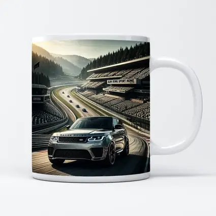 Range Rover Sport SVR On Racing Circuit Track