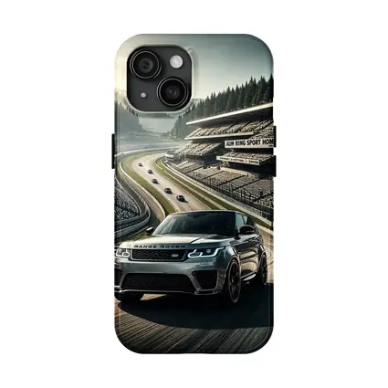 Range Rover Sport SVR On Racing Circuit Track
