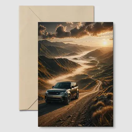Range Rover Velar On Mountain Dirt Road