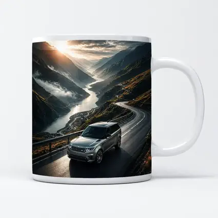 Range Rover Sport On Mountain Valley Road