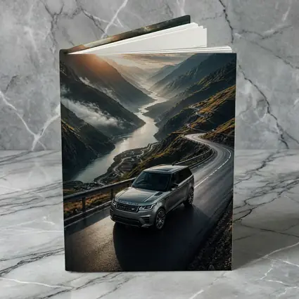Range Rover Sport On Mountain Valley Road