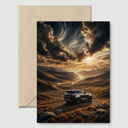 Range Rover Velar Mountain Valley Sunset