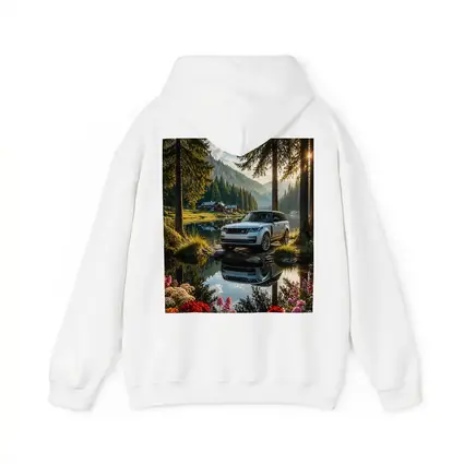 Range Rover By Mountain Lake Forest