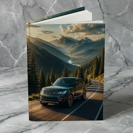 Range Rover SUV Mountain Road Sunset Drive