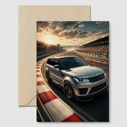 Range Rover Sport Racing on Sunset Track