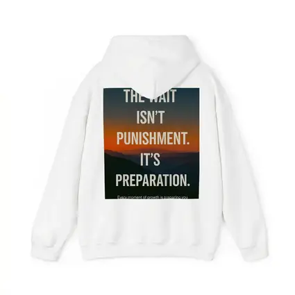 The Wait Is Preparation Sunset Mountain Quote
