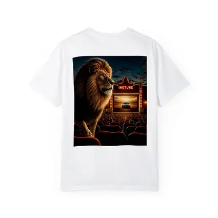 Lion at Cinema Movie Theater Night Scene