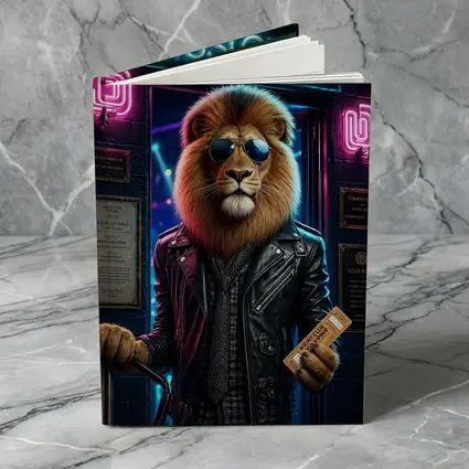 Cool Lion Bouncer Neon Music Club