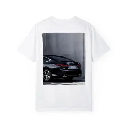 Lexus LS Five Hundred Black Concrete Wall