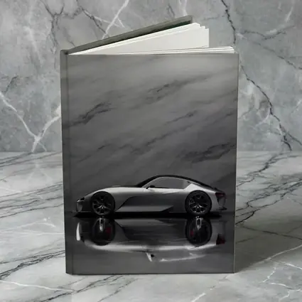 Lexus BEV Sport Concept Silver Marble Background