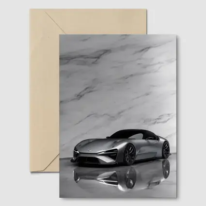 Lexus BEV Sport Concept On Marble