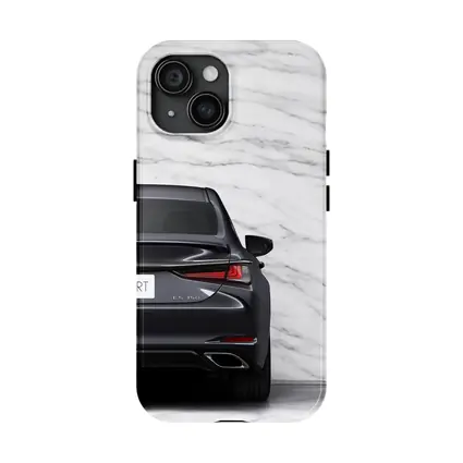 Lexus ES F Sport Marble Background Rear View