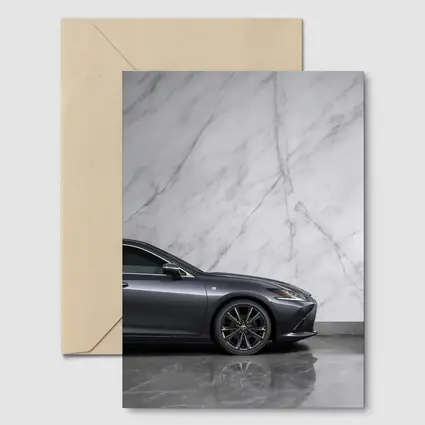 Lexus ES F Sport Gray Marble Background