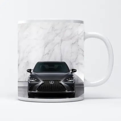 Lexus ES F Sport White Marble Background