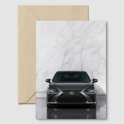 Lexus ES F Sport White Marble Background
