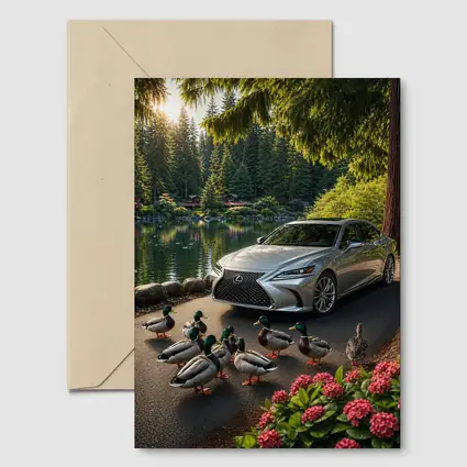 Lexus LS Silver Sedan Lake Forest Ducks