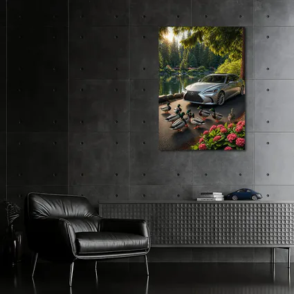 Lexus LS Silver Sedan Lake Forest Ducks