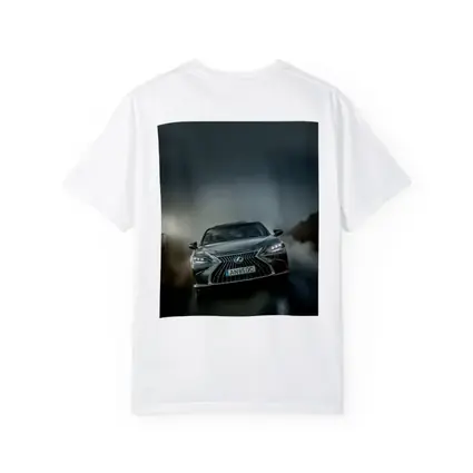 Lexus ES Front View Foggy Road