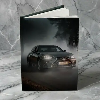 Lexus ES Dark Foggy Forest Night Drive