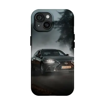 Lexus ES Dark Foggy Forest Night Drive
