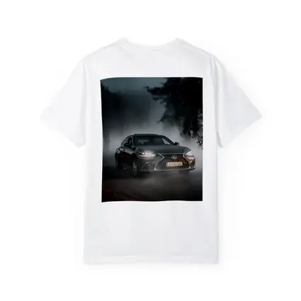 Lexus ES Dark Foggy Forest Night Drive