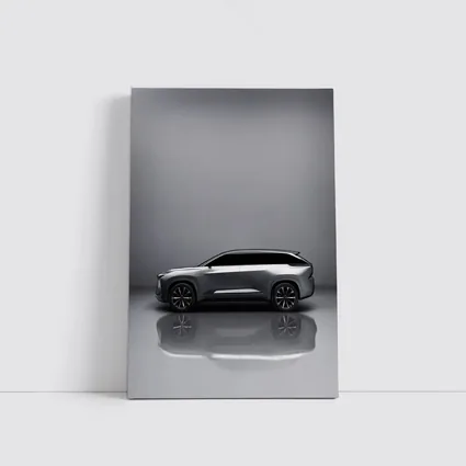 Lexus Electrified SUV Gray Studio Side Profile