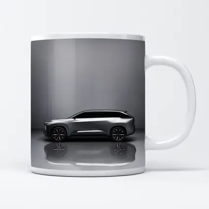 Lexus Electrified SUV Gray Studio Side Profile