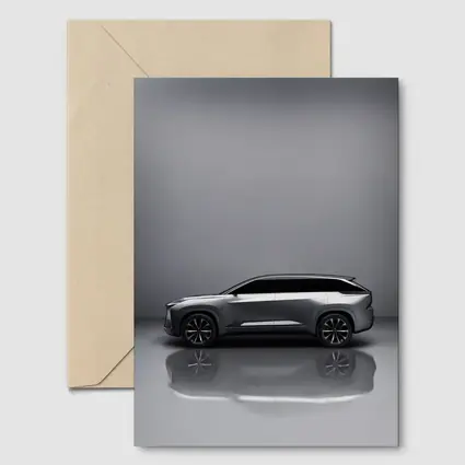 Lexus Electrified SUV Gray Studio Side Profile