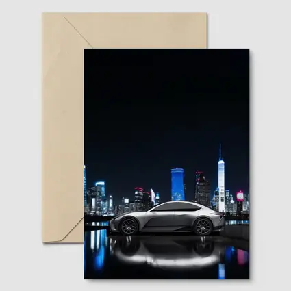 Lexus Electrified Sedan Concept Night City