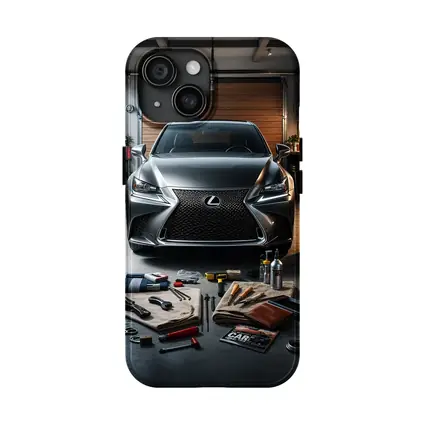 Lexus GS Dark Gray Garage Detail Scene