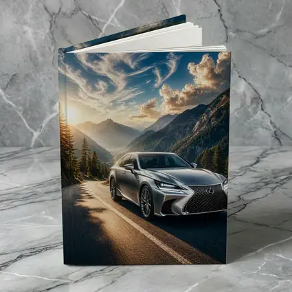 Lexus GS Silver Sedan Mountain Road Drive