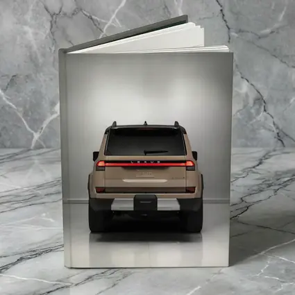 Lexus GX Overtrail SUV Rear Studio Shot