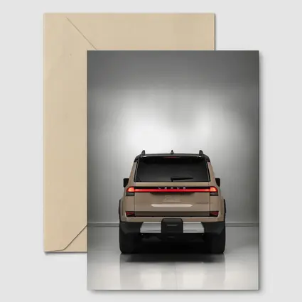 Lexus GX Overtrail SUV Rear Studio Shot