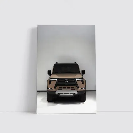 Lexus GX Front View Studio White Background