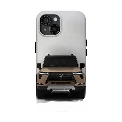 Lexus GX Front View Studio White Background