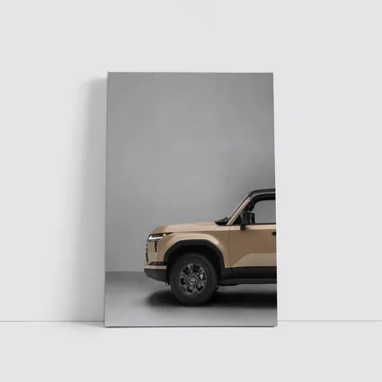 Lexus GX Desert Tan Studio Gray Background