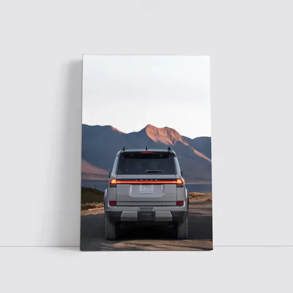 Lexus GX Rear View Mountain Desert Road